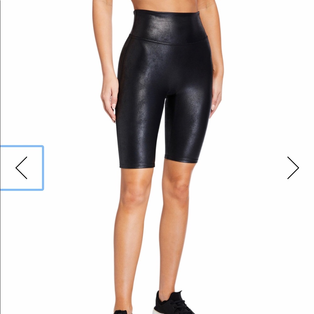 Spank Faux leather shorts